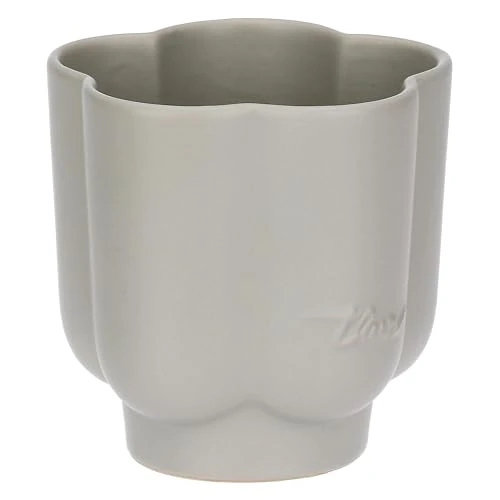 Offerta a tempo: THUN - Portaspazzolini fiore - stoneware - Collezione Accessori Bagno - Ø 12-10 cm h - 53% da 15.90 € a 7.49 €