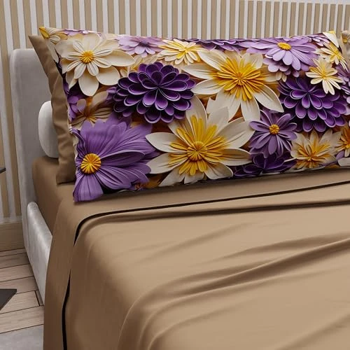 Oferta limitada: Petti Artigiani Italiani - Sábanas de algodón con Fundas de Almohada de impresión Digital, sábanas Cama Individual, Juego de Cama Individual, diseño Floral 4 Barro, 100% Made in Italy de 29.29 € a 29.29 € (ahorro 0.00%)