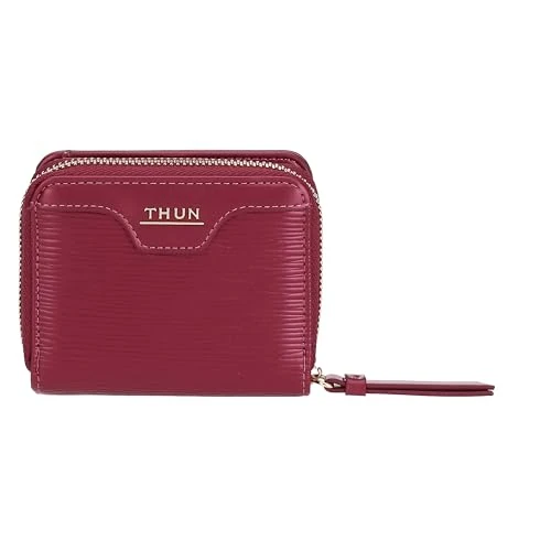 Offerta a tempo: THUN - Portafoglio cherry piccolo - ecopelle - Collezione Sempre con me - 10,6 x 3 x 9,5 cm - 51% da 39.90 € a 19.49 €
