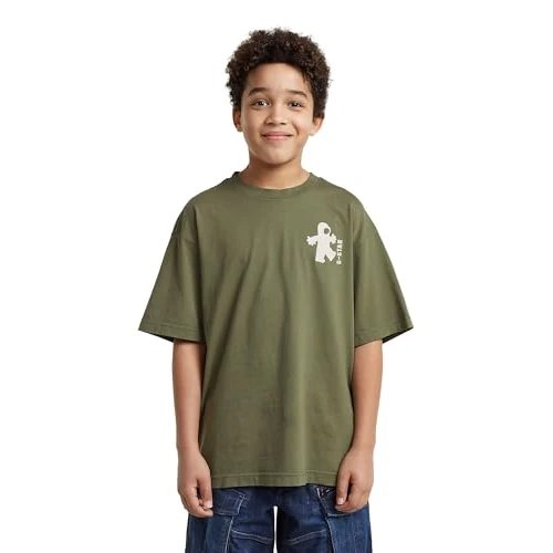 Zeitlich begrenztes Angebot: G-STAR Boys Oversized T-Shirt, Grün (Four Leaf Clover D29761-01-H871), 16 von 23.96 € auf 23.96 € (0.00% Rabatt)
