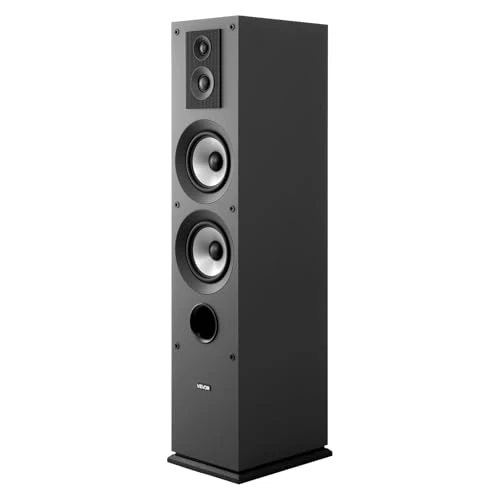 Offerta a tempo: VEVOR Altoparlante da Pavimento, Altoparlante a Torre a 3 Vie con Doppi Woofer da 133,3 mm, Picco da 145 W, Involucro in MDF, Risposta in Frequenza da 70 Hz a 20 kHz, per Audio Domestico, Singolo - 0.00% da 108.90 € a 108.90 €