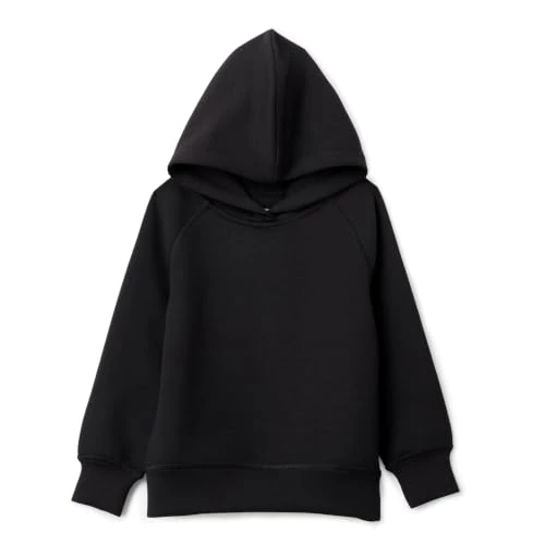 Offerta a tempo: Amazon Essentials Felpa con Cappuccio in Tessuto Tecnico Traspirante, Vestibilità Comoda Bambini e ragazzi, Nero, 5 anni - 0.00% da 13.33 € a 13.33 €
