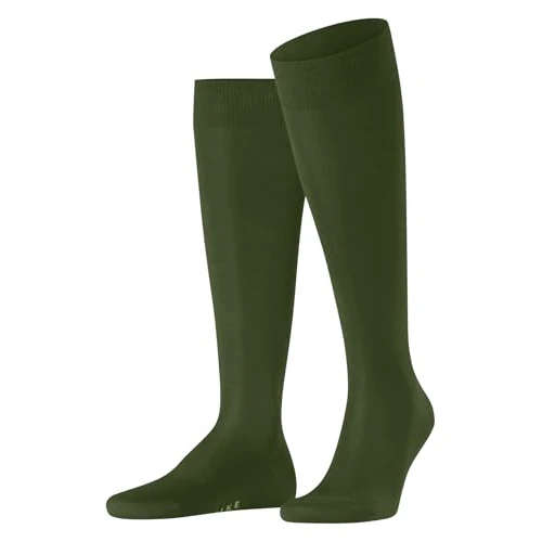 Limited-time offer: FALKE Men's Tiago M Kh Fil D'Écosse Cotton Long Plain Knee-High Socks 1 Pair, Green Cypress 7528, 7-8 from 25.95 £ to 25.95 £ (save 0.00%)