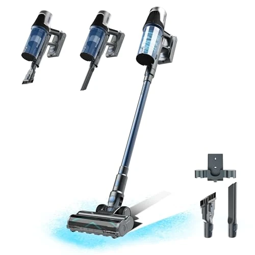 Offerta a tempo: Cecotec Scopa Elettrica senza Fili Conga Rockstar RS50 X-Treme. 120AW, Motore 400W, Autonomia 60min in Modalità Eco, Tubo Rigido e Spazzola Mista XL, Pulisce fino a 130m2 - 30% da 99.90 € a 69.90 €