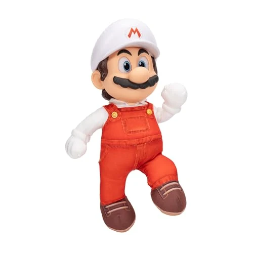 Oferta limitowana: Super Mario Galaxy Movie Fire Mario Poseable Plush 14" / 35 cm, oficjalna licencja Jakks Pacific, pluszowa figurka z rzeźbioną głową Roto, kolekcjonerska pluszowa figurka Nintendo, 3+ z 124.77 zł na 124.77 zł (oszczędź 0.00%)