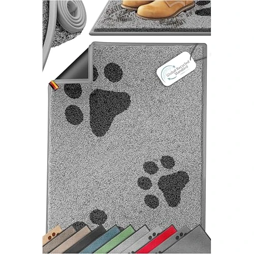 Offerta a tempo: KESSER Zerbino antiscivolo, per interni ed esterni, lavabile e resistente alle intemperie, 7 mm di spessore e 3,2 kg/m², per ingresso della porta, tappeto per ufficio e antisporco, zerbino - 85.49% da 115.80 € a 16.80 €