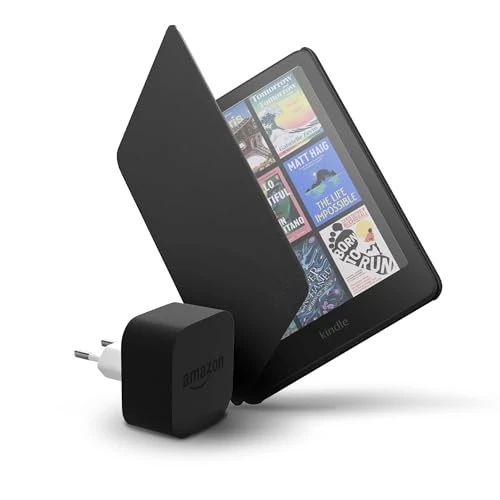 Offre limitée : Amazon Kindle Colorsoft 16 GB + étui noir composé de matériaux d'origine végétale + adaptateur 9 W de 337.97 EUR à 223.17 EUR (remise 33%)