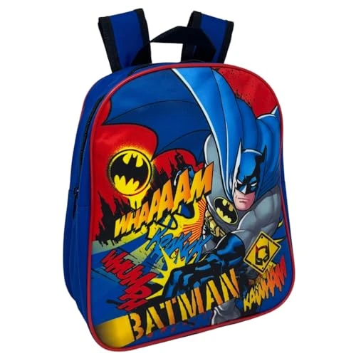 CARTOON Mochila para guardería o guardería, mochila para niños, 28 cm, Batman, 28 cm