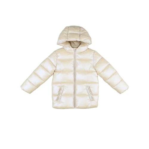 Prénatal, Daunenjacke für Mädchen und Jugendliche mit Kapuze und Zip, Ideal für den Winter