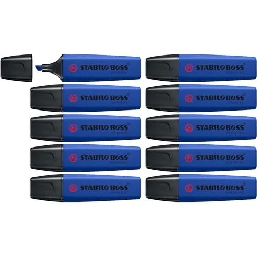 Limited-time offer: STABILO BOSS ORIGINAL NatureCOLORS Wildflowers Edition - Highlighter - Pack of 10 - Ultramarine from 5.46 £ to 4.48 £ (save 18%)