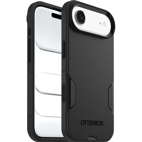 OtterBox Commuter Series MagSafe cover per iPhone Air, custodia resistente a shock e cadute, testata 3x norme MIL-STD 810G, Nero