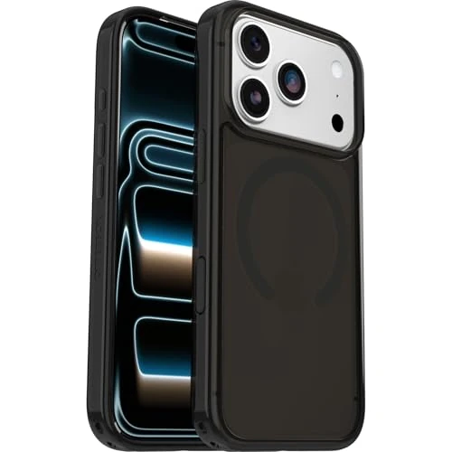 Oferta limitada: Otterbox Symmetry Series Clear MagSafe Funda para iPhone 17 Pro, Resistente a Golpes y caídas, Funda Protectora Fina, Testada 3X con los estándares Militares anticaídas, Black Mist de 44.99 EUR a 35.99 EUR (ahorro 20%)