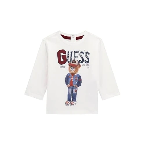 GUESS Koszulka dziecięca Art I5YI04 K8HM4, Czysta biel, 9 mesi