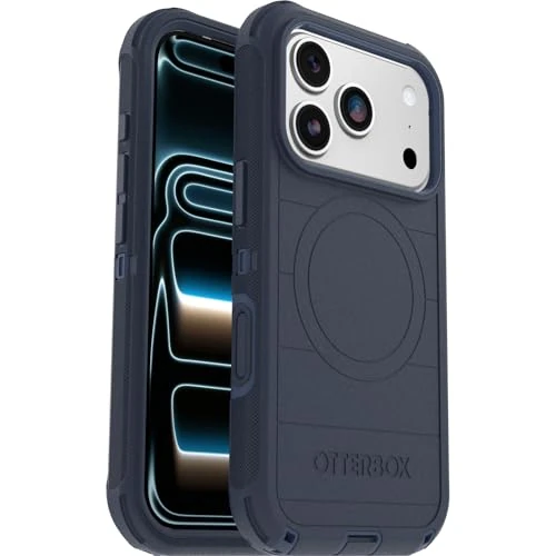 Tijdelijke aanbieding: OtterBox Defender Series Pro MagSafe Hoes voor iPhone 17 Pro, schokbestendig, valbestendig, ultrastevig, beschermende hoes, 7x getest volgens militaire standaard, Blauw van 59.99 EUR naar 47.99 EUR (korting 20%)