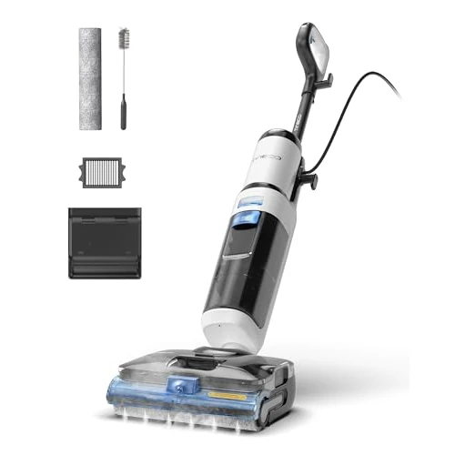 Tineco Floor One S6 Stretch Steam Wet Dry Vacuum Cleaner, Powerful Sucton, Anti-Tangle Design, Long Runtime, 180¡ã Lay-Flat