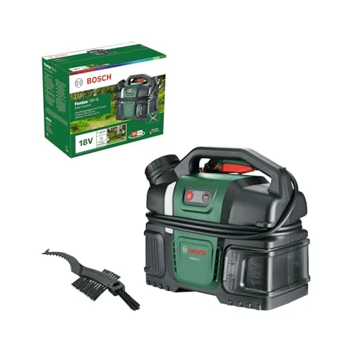 Tijdelijke aanbieding: Bosch hogedrukreiniger Fontus 18V-6 Bike Cleaner (draagbaar, 6L watertank, 8 drukstanden, opslag voor slang en spuitpistool) van 160.11 € naar 160.11 € (0.00% korting)