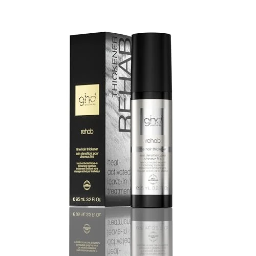 Offre limitée : ghd - Soin Densifiant ghd Rehab - Sérum Sans rinçage pour Cheveux Fins - Apporte Volume et Brillance - S'applique sur cheveux mouillés, s'active avec la chaleur d'un outil de coiffage - Spray 95 ml de 36.80 € à 36.80 € (0.00% de remise)