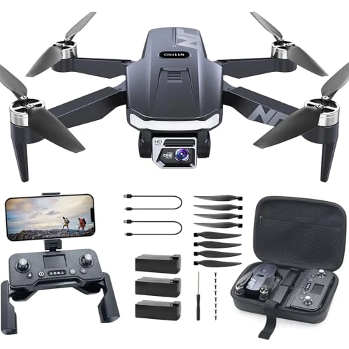 Offerta a tempo: NAFYRE N11 PRO Drone GPS con fotocamera per adulti 4K UHD, 90 minuti di volo lungo, lunga distanza di controllo, ritorno auto, conseguenza automatica, motore brushless, 5G FPV RC Quadcopter per - 58% da 259.99 € a 109.99 €
