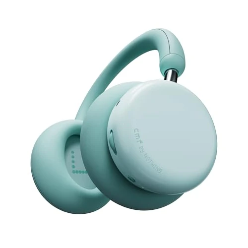 CMF Headphone Pro - Draadloze Over-Ear Bluetooth Koptelefoon – Tot 100u Batterij, Hi-Res met LDAC, Ruimtelijk Geluid, met Actieve Ruisonderdrukking – Lichtgroen