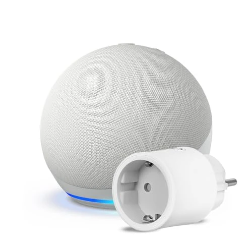 Zeitlich begrenztes Angebot: Echo Dot (5. Generation) | Weiß + OSRAM SMART+ Smarte Steckdose mit Matter, Funktionert mit Alexa - Smart Home-Einsteigerpaket von 82.98 € auf 77.93 € (6% Rabatt)