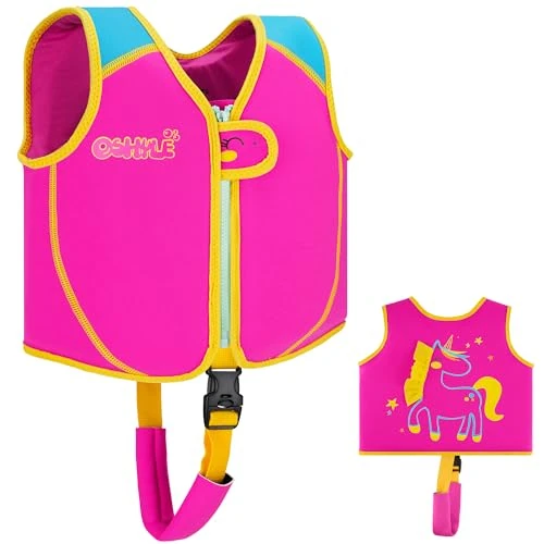 Limited-time offer: OSHYLE Swim Vest for Kids Toddler Floaties Vest with Safety Strap Buoyancy Aid (UN, L(6-9)) from 25.99 £ to 21.24 £ (save 18%)