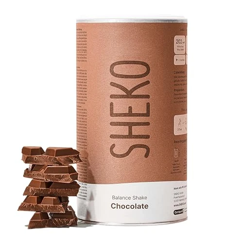 Offerta a tempo: SHEKO - Frullato sostitutivo di base - 21 frullati per barattolo - Alto contenuto proteico - Gusto naturale - Frullato dimagrante - Dieta (378 g, Cioccolato) - 7% da 29.95 € a 27.95 €