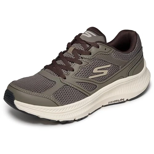 Oferta limitada: Skechers GO Run CONSISTENT 2.0 Mapleton - Tenis para Hombre, Cuero marrón/Textil, Talla 7.5 de 69.95 € a 57.55 € (ahorro 18%)