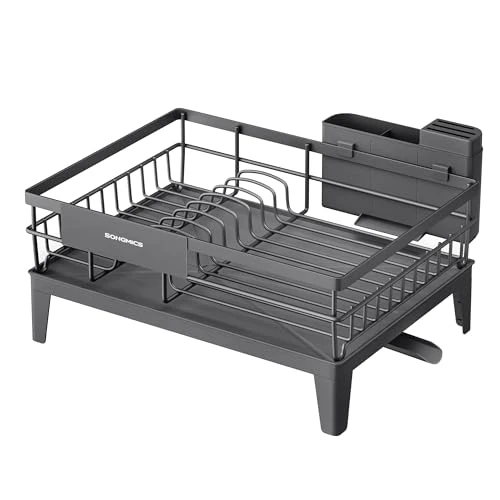 Limited-time offer: SONGMICS Dish Drainer Rack, 360° Rotatable Spout, 42.4 x 35.4 x 22.6 cm from 13.99 £ to 13.99 £ (save 0.00%)