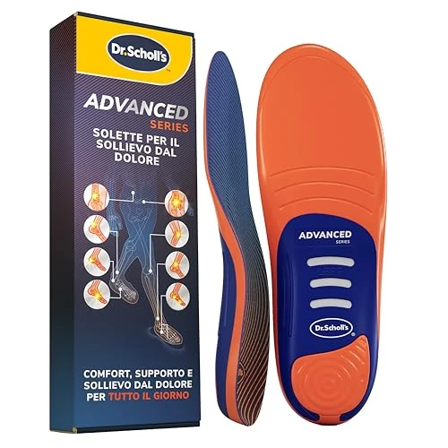 Zeitlich begrenztes Angebot: Dr. Scholl’s Advanced Schmerzfrei-Einlagen Herren Damen, robuste orthopädische Einlagen für Arbeits­schuhe & Stiefel, Plantarfasziitis & Fußgewölbestütze, stoßdämpfend, belastbar bis 150 kg, 43.5-44 von 29.99 € auf 22.79 € (24