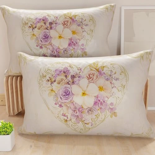 Offerta a tempo: PETTI Artigiani Italiani - Coppia di Federe Cuscino 50x70 cm in Microfibra, Cuscini Arredo Camera da Letto, Divano, Salotto, Set 2 Fodere Copricuscino, Federa Shabby 320, 100% Made in Italy - 20% da 14.90 € a 11.93 €