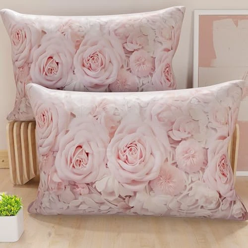 Offerta a tempo: PETTI Artigiani Italiani - Coppia di Federe Cuscino 50x70 cm in Microfibra, Cuscini Arredo Camera da Letto, Divano, Salotto, Set 2 Fodere Copricuscino, Federa Shabby 340, 100% Made in Italy - 40% da 14.90 € a 8.98 €