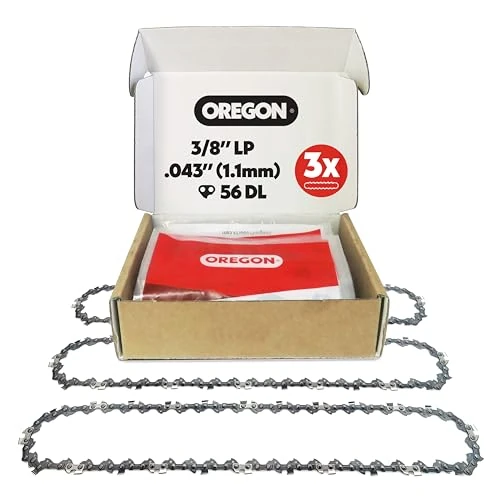 Limited-time offer: Oregon Chainsaw Chain for 16" Bar, 3/8" LP, .043" Gauge, 56 Drive Links from 33.67 £ to 25.12 £ (save 25%)