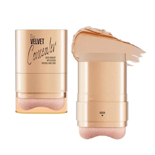Zeitlich begrenztes Angebot: Creme-Concealer, 2-in-1 Doppelkopf-Abdeckstift, Der Mit Einer Pinsel Angepasst ist, um Akne-Marke, Flecken, Dunkle Ringe, langlebige Feuchtigkeitsdauer Abzudecken (Natural) von 7.59 € auf 7.21 € (5% Rabatt)