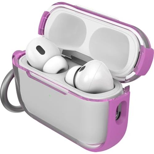 Oferta limitada: Otterbox Funda Clear Series para AirPods Pro (1st/2nd Gen & Pro 2), Restistente a Caídas y Golpes, Ultra Fina, Protege contra Arañazos y Rasguños, Incluye Mosquetón, Petal Plume de 39.95 € a 8.79 € (ahorro 78%)