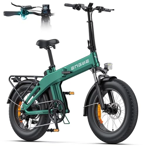 Offerta a tempo: ENGWE Bicicletta Elettrica Pieghevole, Batteria Da 48 V 13,5Ah Con Autonomia Fino A 120km, Sensore Di Coppia Con Freni Idraulici E App Per Ogni Tipo Di Terreno, EP-2 3.0 BOOST (Verde) - 0.00% da 1199.00 € a 1199.00 €