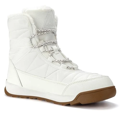 Limitiertes Angebot: Mishansha Winterschuhe Damen Gefüttert Winterstiefel Warm Frauen Schneestiefel Outdoor Rutschfest Winter Boots Weiß 39 EU von 63.99 EUR auf 33.99 EUR (Spare 47%)