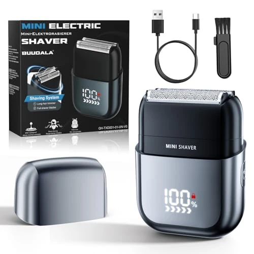 Tijdelijke aanbieding: Elektrisch scheerapparaat voor heren, met led-display, IPX7, cadeau voor heren van 35.99 € naar 35.99 € (0.00% korting)