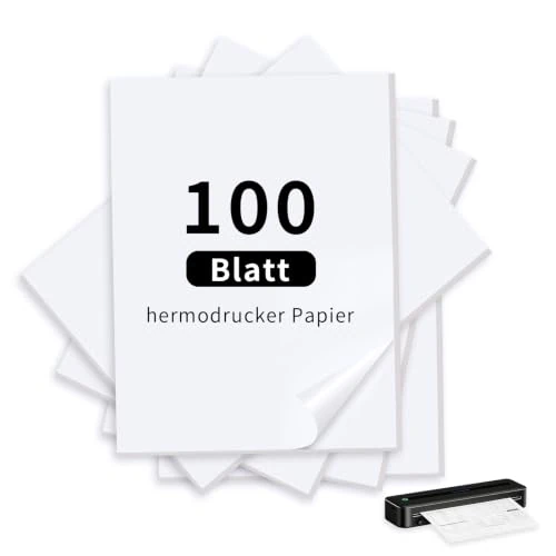Oferta limitada: Papel térmico A4, 100 hojas, compatible con impresoras térmicas | Secado rápido, impresión nítida, sin tinta, 210 x 297 mm, para documentos, facturas y fotos de 10.99 € a 10.99 € (ahorro 0.00%)