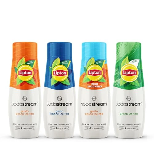 Offerta a tempo: Sodastream - 4 Concentrati gusto Thè Lipton — 36% da 27,99 € a 17,89 €