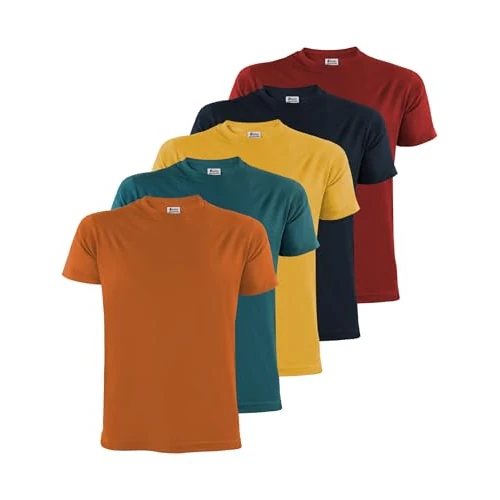 Oferta limitowana: ALPIDEX T-shirt Koszulki Męskie Zestaw Set 5 Sztuk Okrągłym Dekoltem Jednokolorowe 100% Bawełna Krótki Rękaw S M L XL XXL 3XL 4XL 5XL, Rozmiar:XL, Kolor:Desert z 99.99 zł na 99.99 zł (oszczędź 0.00%)