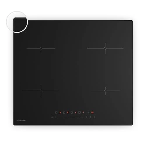 Limited-time offer: Klarstein Velaire Induction Hob - 4-Zone Built-in Induction Hob, 7000W Boost, Touch Slider, Timer, Child Lock, Residual Heat Indicator, Ceramic Glass, 60cm, Black from 196.99 £ to 167.44 £ (save 15%)