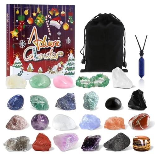 Pgtc 24 Piece Advent Calendar,2025 Gemstone Set,Self Made Advent Calendar (suitable for girls/teenagers/children),Gemstone