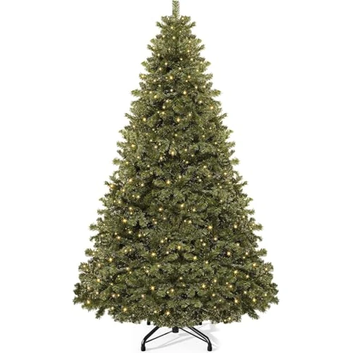 Offerta a tempo: YITAHOME 7.5ft Artificial Christmas Tree with 550 LED Christmas Tree with 1346 Spikes, Metal Folding Frame and Stand, Easy to Assemble, Pop Up ChristmasTree for Home Party - 58% da 119.99 € a 50.00 €