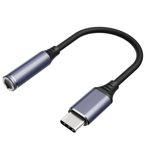 Offerta a tempo: TiMOVO Cavo Adattatore USB C a 3.5mm Audio, Nero + Grigio - 38% da 7.99 € a 4.99 €