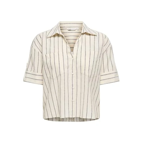Offerta a tempo: Onltizana Stripe S/S Shirt Wvn Noos - 47% da 42.00 € a 22.12 €