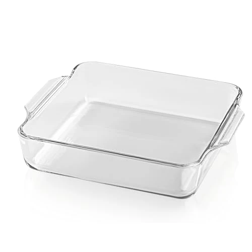 Limited offer: GOURMETmaxx Casserole dish for hot air fryer and oven, 1500 ml, borosilicate glass baking mould, rectangular, small casserole dish for preparing, cooking and serving, for airfryer and baked food, etc. from 18.99 EUR to 12.19 EUR (save 36%)