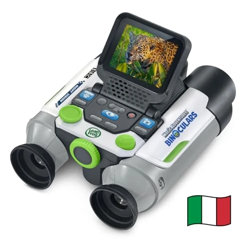Offerta a tempo: VTech Video Binocolo Interattivo, Binocolo Bambini con 6 Modalità di Gioco, Schermo LCD a Colori, Oltre 700 Contenuti BBC Integrati, Visione Notturna, Lingua Italiana, Batterie Incluse, 5-12 Anni - 0.00% da 87.00 € a 87.00 €