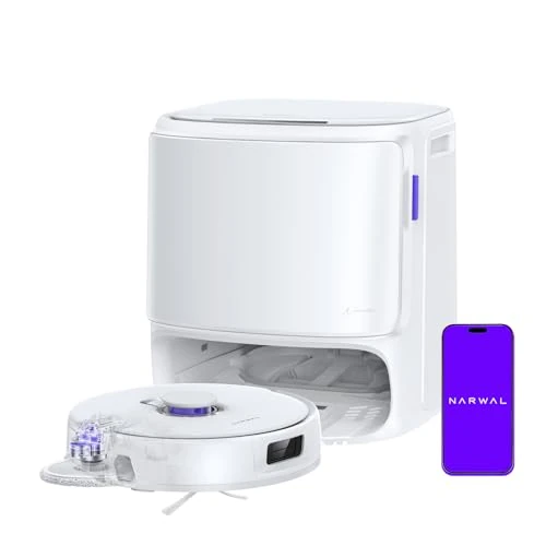 Offerta a tempo: NARWAL Freo Z10 Pro Robot Aspirapolvere Lavapavimenti, 18500Pa, CarpetFocus2.0, DualFlow2.0 Anti-groviglio di Peli, Mop Estensibile, Navigazione Radar LDS, Acqua Calda a 75℃, Autopulizia e Asciugatura - 11% da 449.00 € a 399.00 €