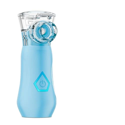 Oxeza Nebuliser Machine for Adults - Portable Nebuliser for Kids with Self-Cleaning, 2 Masks for Adults & Children, Handheld Inhaler Easy to Use & Clean