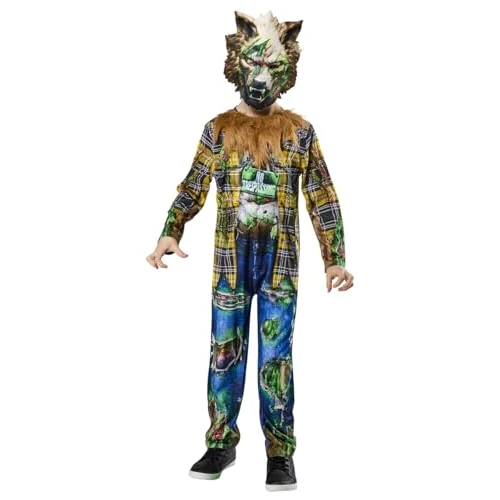 Offerta a tempo: Rubies Costume ufficiale Toxic lupo mannaro per bambini, taglia 9-10 anni - 41% da 27.37 € a 16.14 €